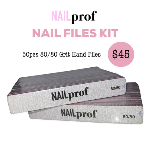 Professional Nail File Double Sided 80/80 Grit Nail Files Manicure Tools  for Nail Grooming and Styling, 12 Pcs File Nail for Poly Nail Extension at  Salon - Walmart.com